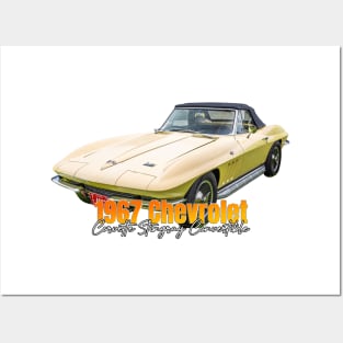 1967 Chevrolet Corvette Stingray Convertible Posters and Art